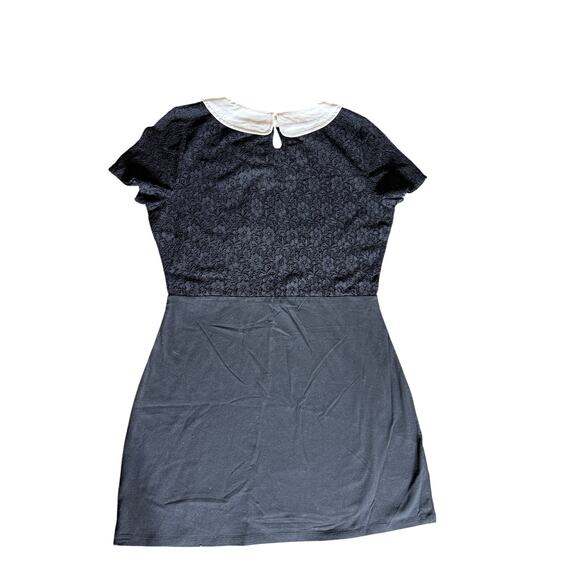 Riverdale Veronica black lace dress with a white collar Hot Topic Sz M-L NEW - Picture 3 of 5